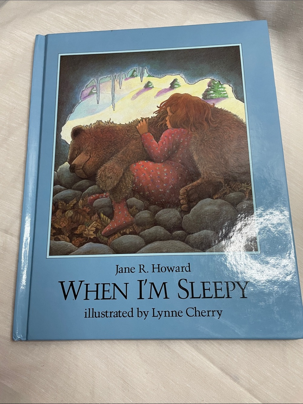 1985 When I'm Sleepy by - Blue Kids Picture Book